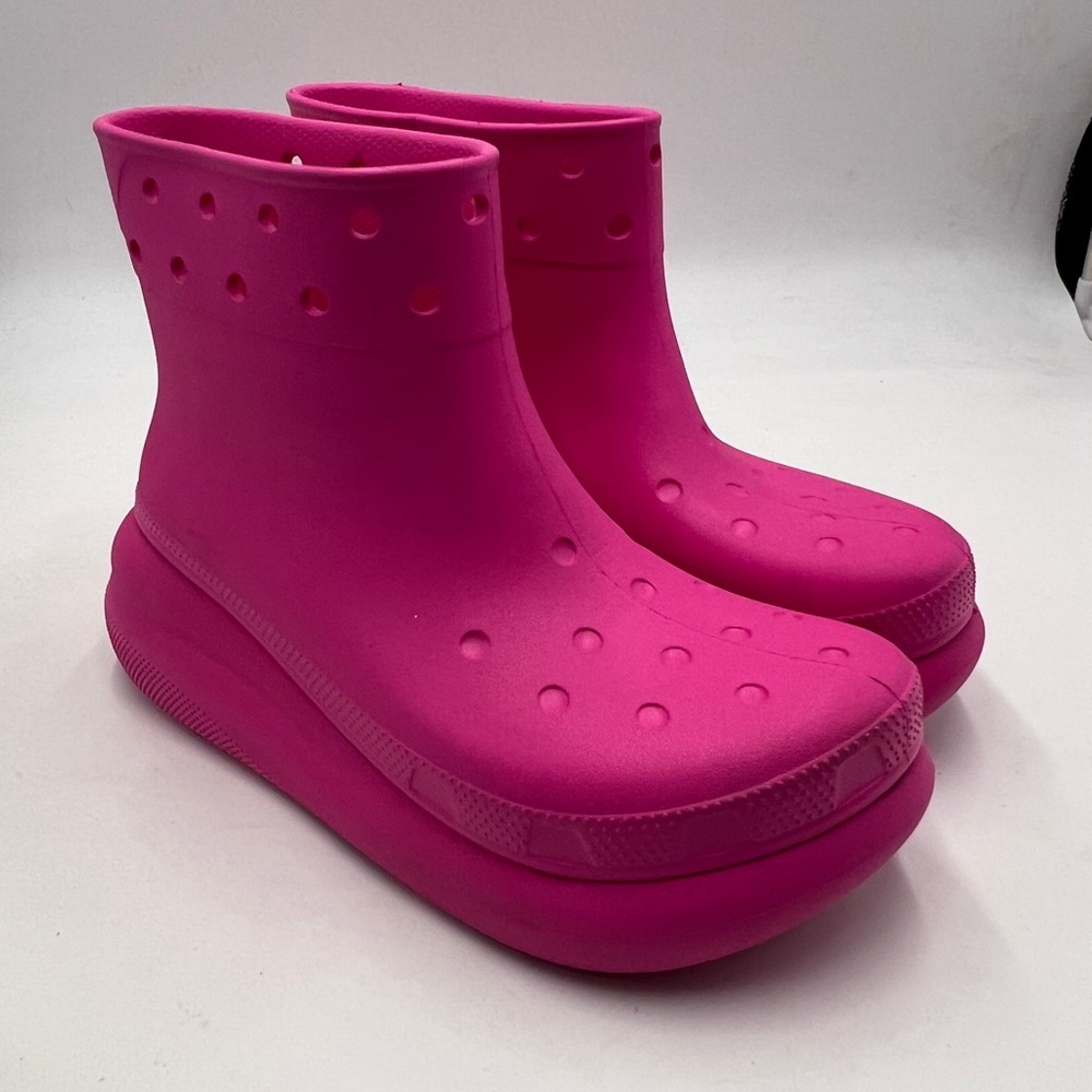 CROCS Pink Boots